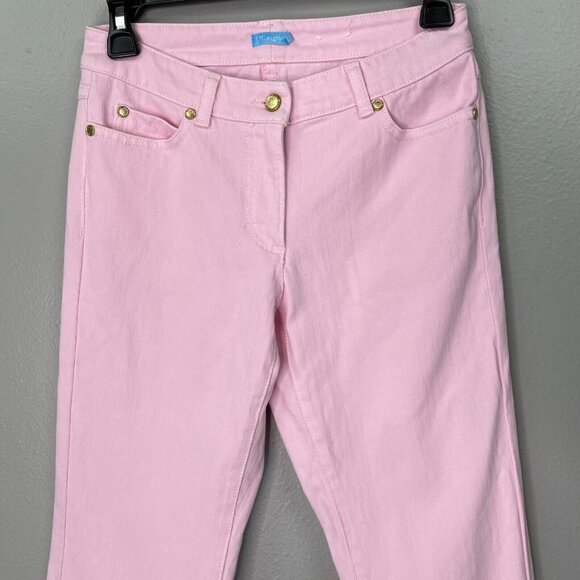 J. Mclaughlin‎ Pink Skinny Jeans Womens 0 Denim 27x31 Ankle - Picture 2 of 9